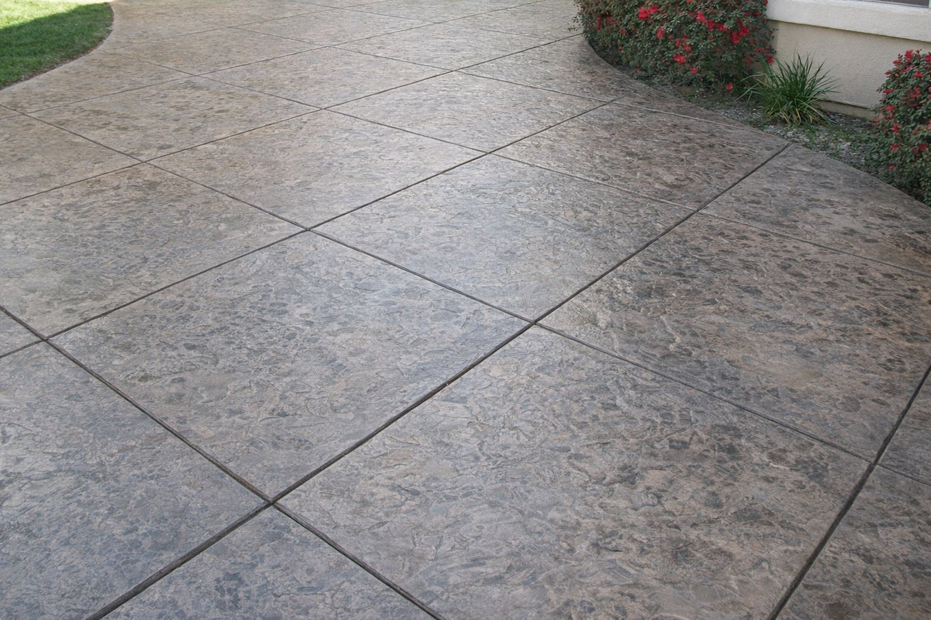 Stamped concrete services in Bloomington, IL